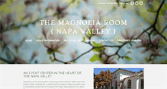 Desktop Screenshot of magnoliaroomnapavalley.com
