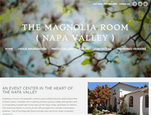 Tablet Screenshot of magnoliaroomnapavalley.com